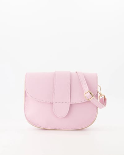 Maan - Classic Grain - Crossbody tassen - Roze - T3203 - Goudkleurig