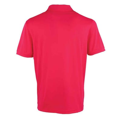 Premier Heren Coolchecker Pique Poloshirt (Heet Roze)