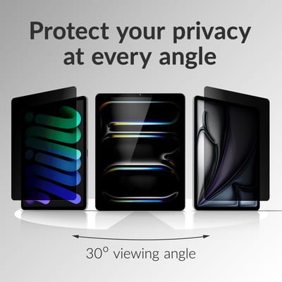 Mobilize Screenprotector geschikt voor Apple iPad Air 3 (2019) Glazen | Mobilize Screenprotector Privacy - Case Friendly - Zwart