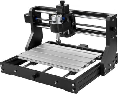 CNC Graveermachine - 400x300x240mm - Router & Lasergraveur 10000 Tpm