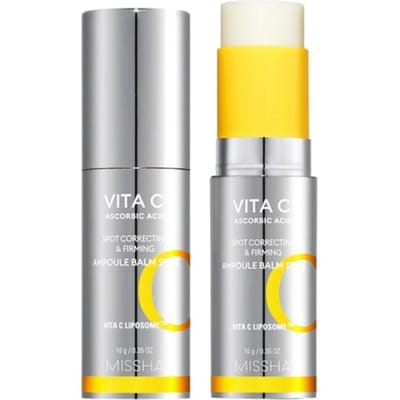 MISSHA Vita C Plus Vlekken C Verstevigende Ampoule Balsem Stick Verhelderende Vochtigheid Verzorging 10g white