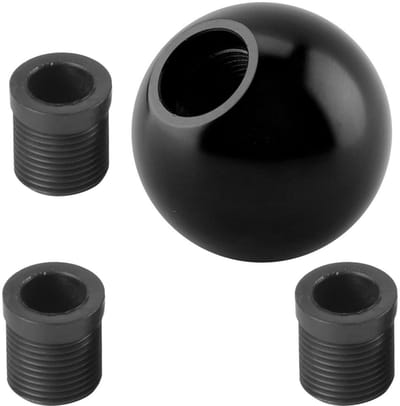Dailygoody - Auto Shift Knob - Universele Schakelpook - Handmatige Versnelling - Zwart - Schakelpook Knop - Geschikt voor alle handgeschakelde voertui