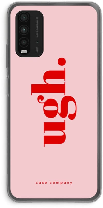 Case Company® - Hoesje geschikt voor Xiaomi Redmi 9T hoesje - Ugh - Soft Cover Telefoonhoesje - Bescherming aan alle Kanten en Schermrand