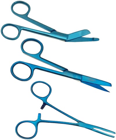 Verpleegkundige Scharenset - Plasma Blue | MDR Gecertificeerd - Zorg - Zuster - Cadeau - Verpleegkunde - Accessoires - Nurse Cadeau - Verpleegkundige Schaar - Verpleegkundige Artikelen
