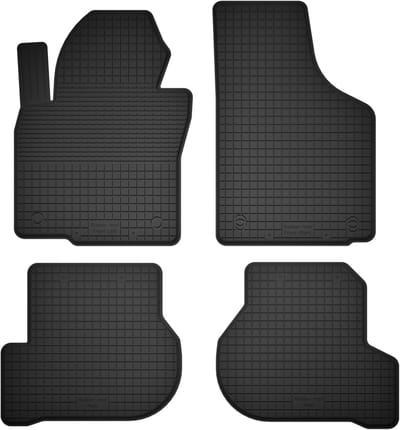 Wielganizator BasicProtect - Rubberen Automatten - 1,5 cm Rand - Set van 4 - Compatibel met Skoda Yeti (2009-2017)