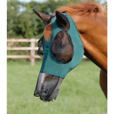 Anti-Vliegenmasker voor paarden Premier Equine Comfort Tech Xtra Lycra