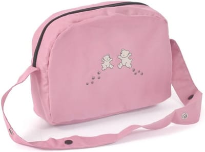 Luiertas voor poppen met aankleedmat - Praktische poppenaccessoires in Roze