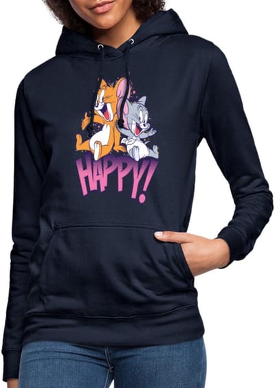Tom En Jerry Met Nibbles Hoodie Dames