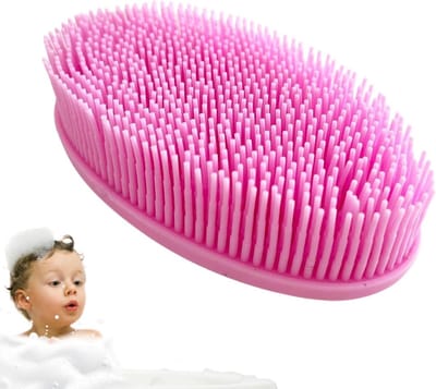 Siliconen lichaamsscrubber, siliconen douchescrubber | Dubbelzijdige lichaamsexfoliator met borstelharen,Handheld huidreiniger voor jongen, meisje, voedend en reinigend, unisex badhulpmiddel