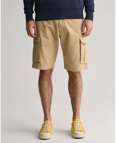 Gant Twill Relaxed Fit Korte Broek Beige 30 Man