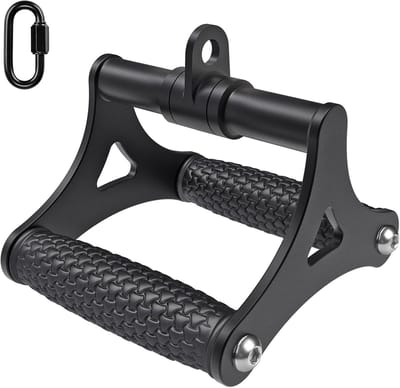 Heavy Duty Double D Handle voor Kabelmachine - V-Bar Cable Mount, Ergonomisch en Antislip, Ideaal voor Krachttraining