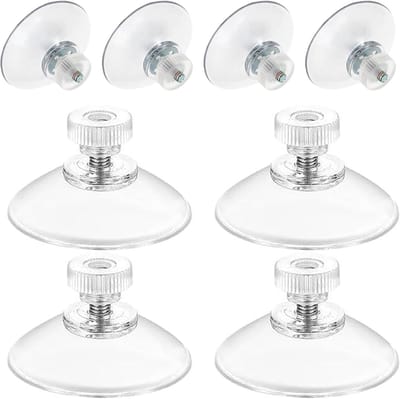 Zuignap Set - Sterke Bevestigers - Meubels Bevestigen - Boorvrije Montage - 8 Delig - Transparant