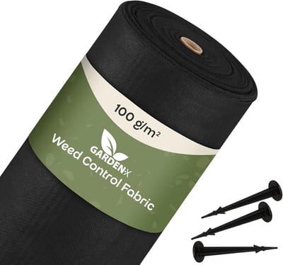 Onkruiddoek Antikruiddoek 100m² met 50 Grondankers - UV-Bestendig Tuinfolie