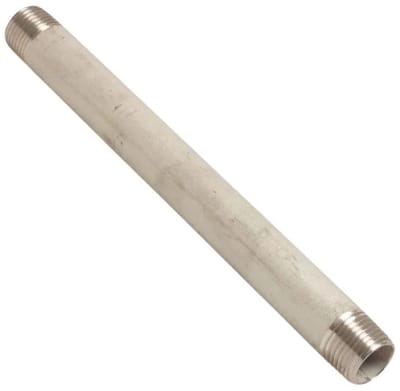 RVS Buisnippel 1/2 inch, 200 mm, V4A - Boni-Shop
