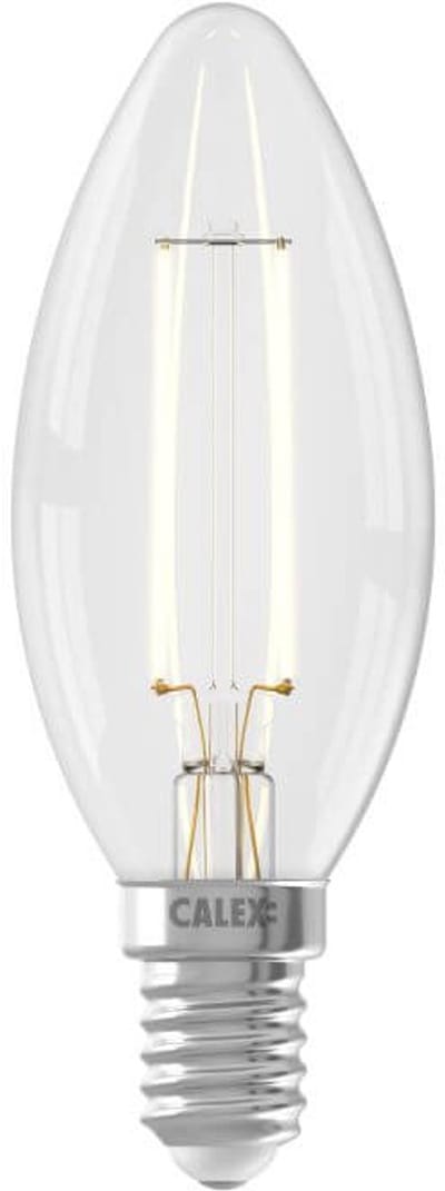 2 stuks - Calex - Led - kaarslamp - 3,5W (25W) E14 - Helder