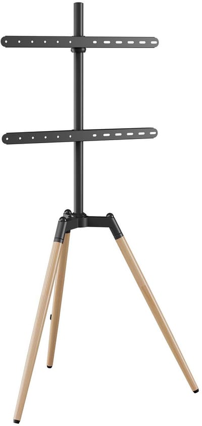 Gembird TV Vloerstandaard met Driepoot - 70° Draaifunctie - Geschikt voor 32-65 - VESA 100x100 tot 600x400 - Max. 32 kg - Zwart - Max 32 kg - recommended for 65"