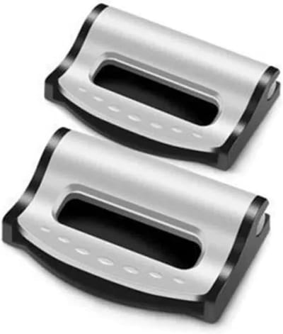 Gordelkussen 2 Stuks - Gordelbeschermer Autogordel - Comfortabel Rijden - Zachte Schouderondersteuning - Universeel - Zilver