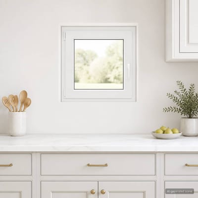 vidaXL - Kelderraam - RISOR - 55 - x - 50 - cm - PVC - en - Glas