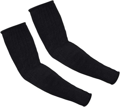 Beschermende Mouwarm Hoezen voor Dames - Zwarte Elastische Arm Sleeves voor Tuinieren en Keukenwerk