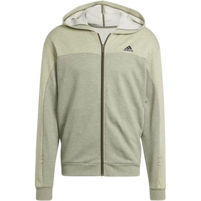Gemêleerde capuchon met volledige rits adidas
