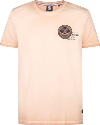 Petrol Industries - Heren Logo T-shirt Ponce - Bruin - Maat XXL