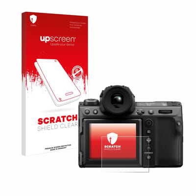 upscreen - Screenprotector voor Fujifilm GFX100 II - Folie Beschermfolie transparant
