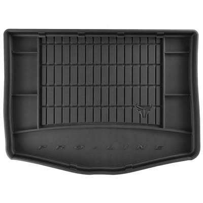 Premium Rubber Kofferbakmat met Organizer Functie – Geschikt voor FORD C-Max 2010-2019 – 5-persoons uitvoering met volwaardig reservewiel – TPE Rubber – Hoge Rand 5 cm