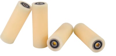 Nylon Wiel Set - Industriële Rollen - Materiaal Transport - Precisie Gefabriceerd EU - 35x100mm 8mm Pen - Wit