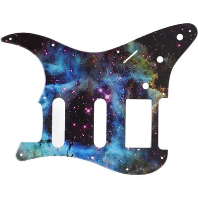 Gitaar Slagplaat Sterrenhemel Patroon Pick Guard Plaat PVC Instrument Accessoire voor Bescherming
