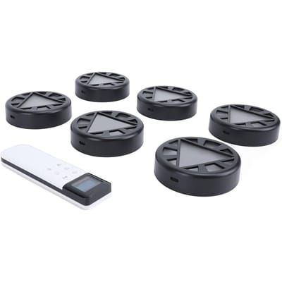 Kit d'entraînement aux lumières d'agilité sportive 5 lumières LED 6 fonctions Améliore la perception Entraînement à la réponse