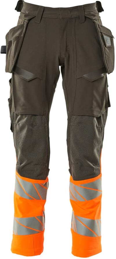 Mascot Accelerate Safe Broek met spijkerzakken 19131-711 - donkerantraciet/hi-vis oranje - C46 - 76