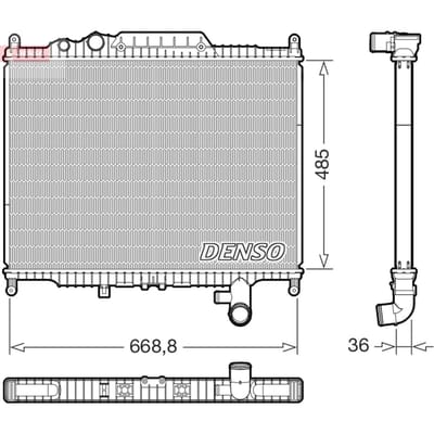 Radiator DENSO DRM14003