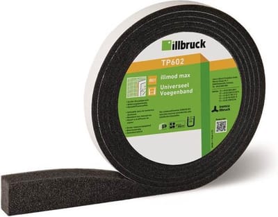 Illbruck tp602 universeel voegband - schuimband - zwart - 4025109027525