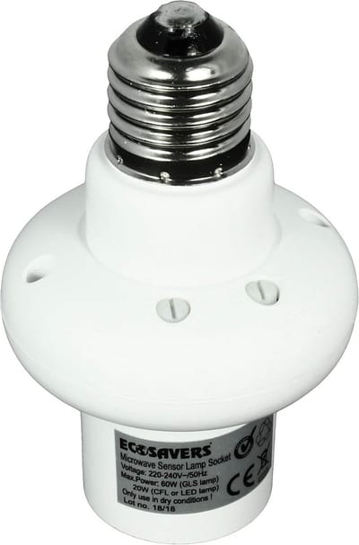 E27 microgolf bewegingsmelder lampvoet