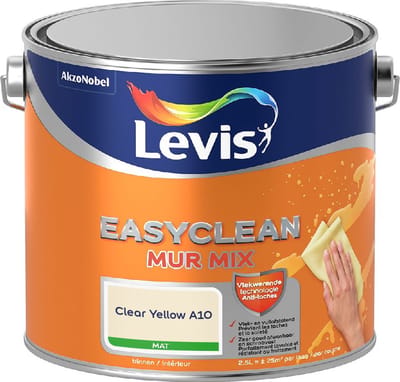 Levis - Easyclean Mur Mat Mix - Clear Yellow A10 - Mengverf - 2,5 L