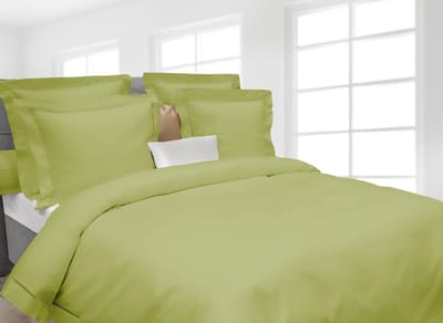Heckettlane - Dekbedovertrek Feline � Groen � 1-persoons (140 � 220 cm + 1 kussensloop) � Groen