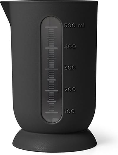 B+ Design - Maatbeker QB - 500 ml - Ø 8,7 x H 14 cm - Zwart