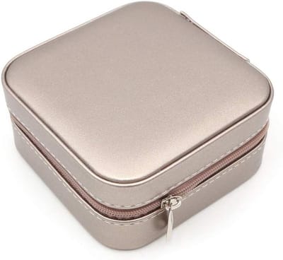 Elegante Sieradenbox van Faux Leer voor het Opbergen van Ringen, Oorbellen, Kettingen en Armbanden - Perfecte Organizer voor Sieraden