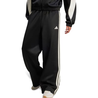 Adidas Stadium 3-stripes Track Tracksuit Bottoms Broeken Dames - Zwart - Maat L (42-44) - Poly Mesh