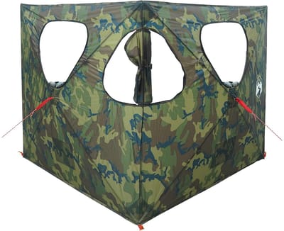 vidaXL - Jacht - Tent - 145 - x - 145 - x - 150 - cm - Camouflage - Polyester - en - Staal