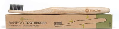 Bamboe Tandenborstel | Set van 4 | Natuurlijk en Vegan | BPA-Vrij | Ergonomic Design | Plasticvrij | Bamboo Toothbrush | Soft Bristles x 4 units