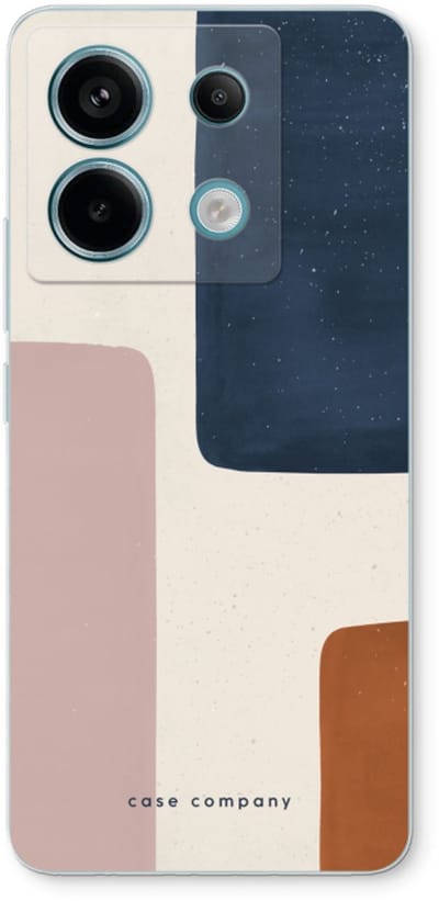 Case Company® - Hoesje geschikt voor Xiaomi Poco X6 hoesje - Geo #5 - Soft Cover Telefoonhoesje - Bescherming aan alle Kanten en Schermrand