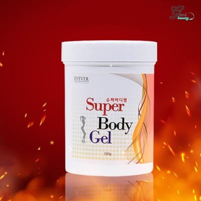 EVEVER Super Body Hete Gel 500g PPC Crème, Spierpijn & Zwelling Crème, Zachte Textuur, Intacte Verwarmende Sensatie white