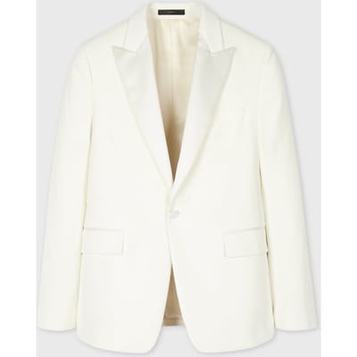 Paul Smith Evening 1btn Jacket White Size: 46 | Blazers Outlet | Heren | Wit