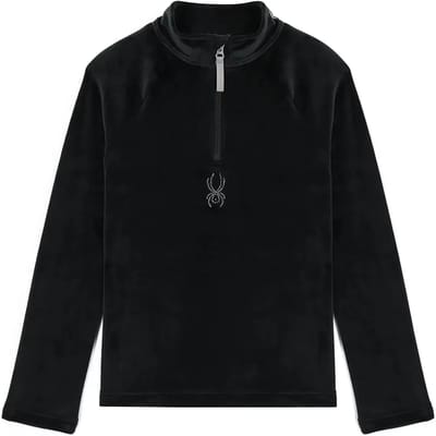 Meisjesshirt met 1/2 rits Spyder Shimmer