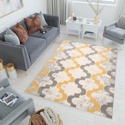 Tapiso Lazur Vloerkleed Grijs Woonkamer Modern Abstract Tapijt Maat- 180x260