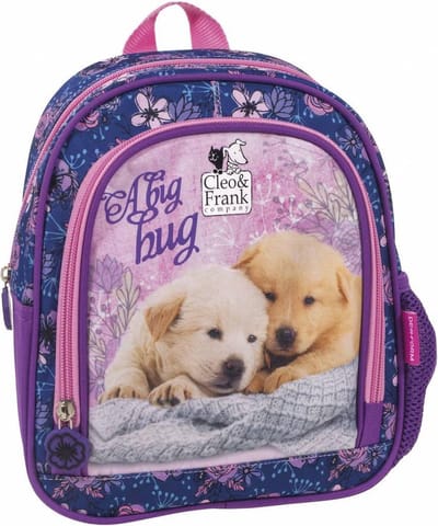 Cleo & Frank Puppy Friends - Peuter-/Kleuterrugzak - 25 cm - Multi