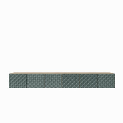 TV-kast Cali 300 (3x100) cm (artisan + groen)