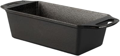 Broodvorm - Bakvorm - Brood Bakken - Gietijzer - 20 x 10 cm - Zwart