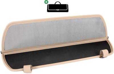 Windscherm Mercedes SL R129 | 1989-2001 | incl. luxe opbergtas | Beige